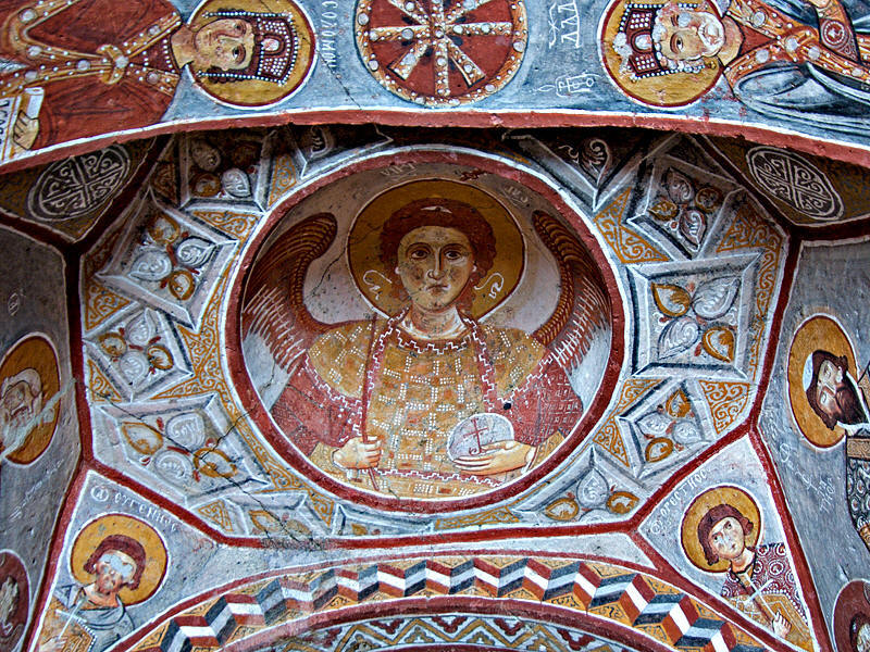 Gabriel fresco in Goreme Apple Church