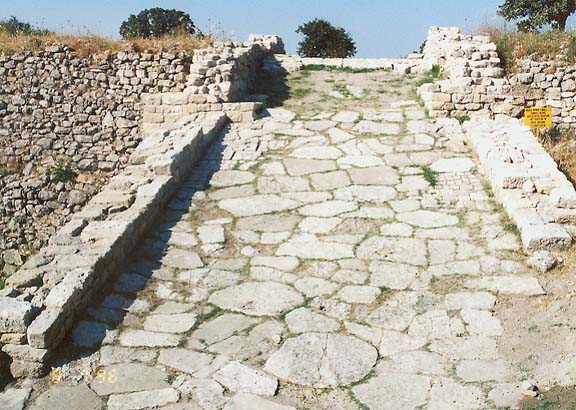 Access ramp to Troy II