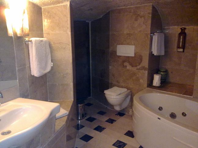 トルンのカッパドキアロッジ、バスルーム
