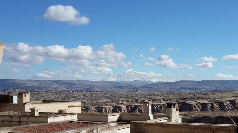 トルンのカッパドキアロッジ、テラスからの眺め