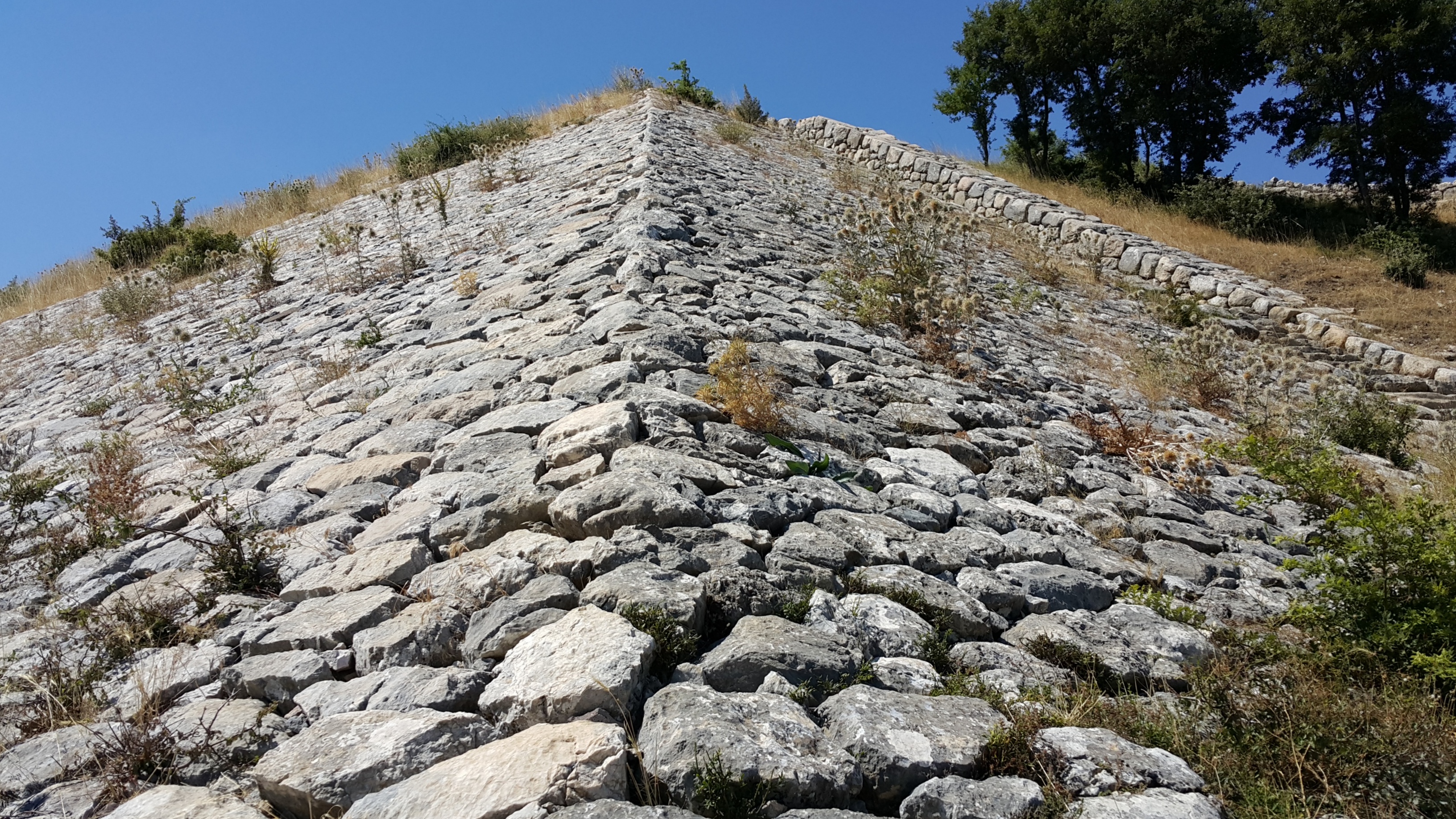 Corner of the bastion wall in Hattusha